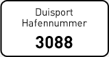 Warne Recycling Duisburg - Duisport Hafennummer: 3088
